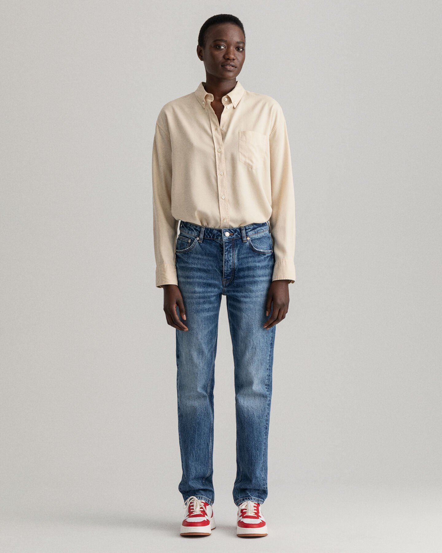 Hayle Regular Fit Button Fly Jeans