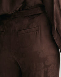 Lace Jacquard Hose mit weitem Bein