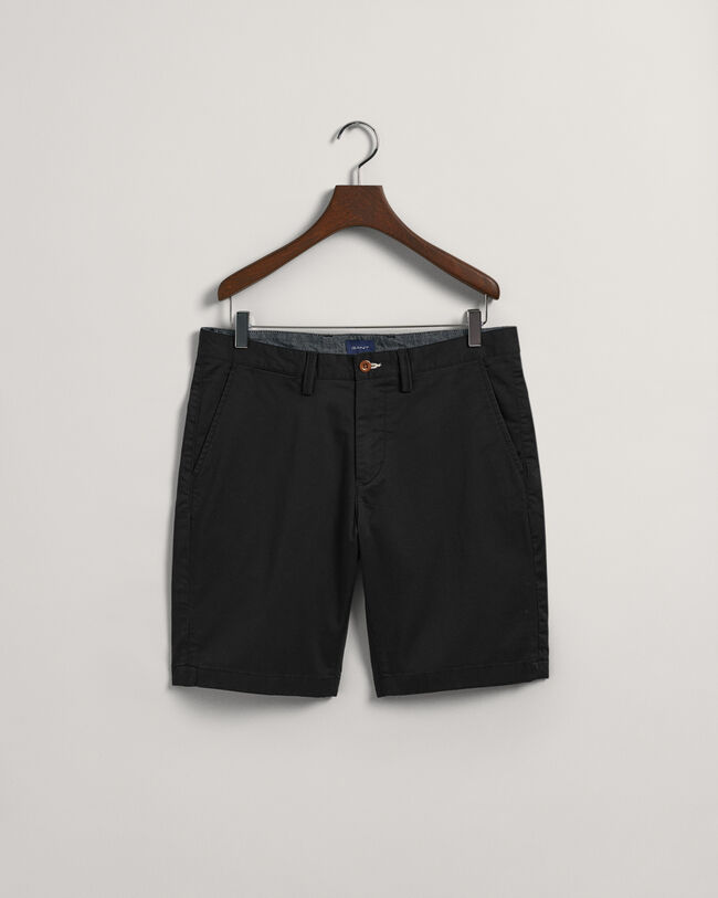 Hallden Slim Fit Twill-Shorts