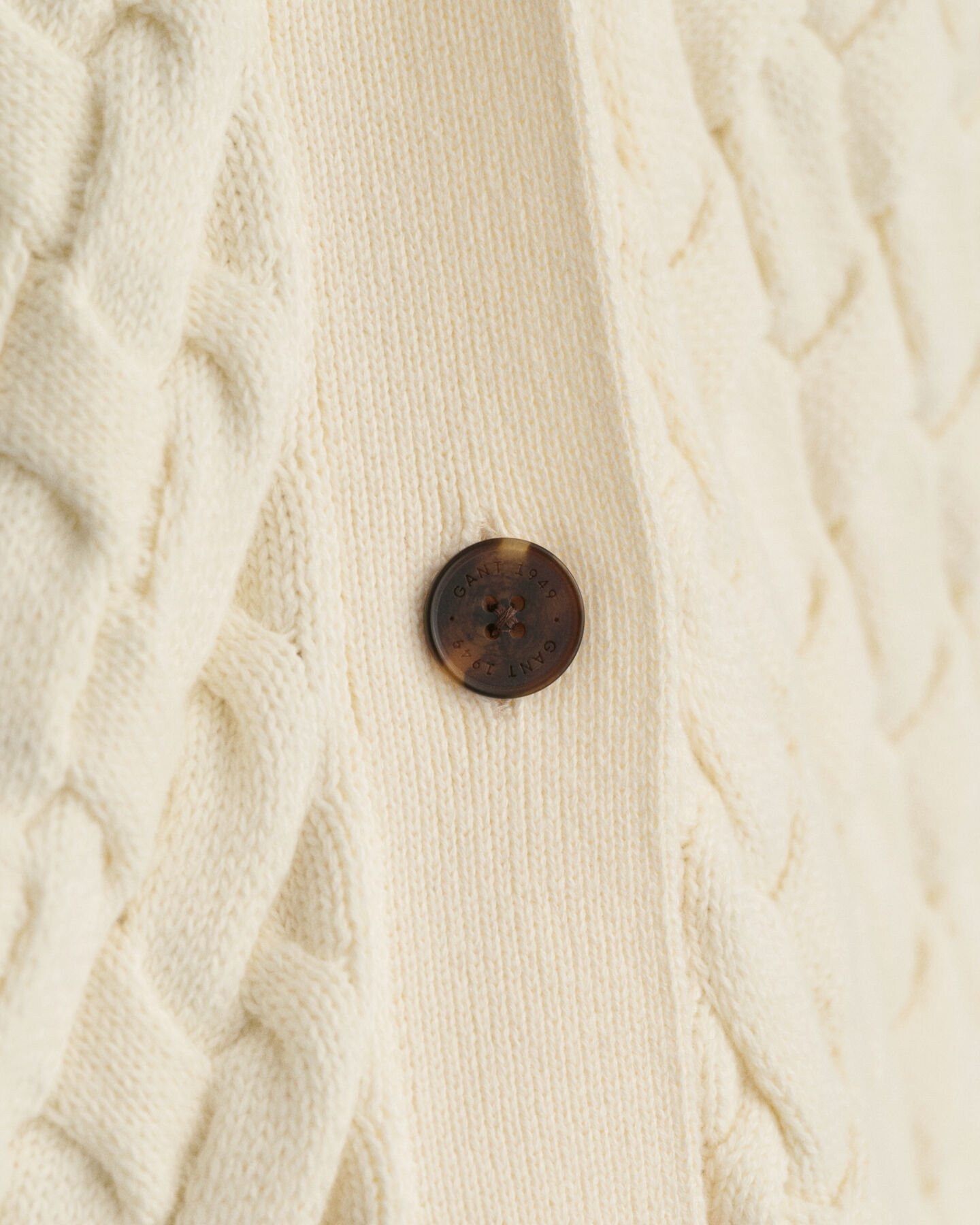 Textured Baumwoll Strickjacke