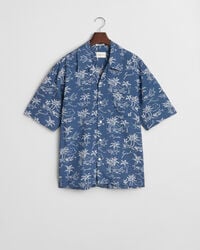 Relaxed Fit Hemd mit Insel-Print