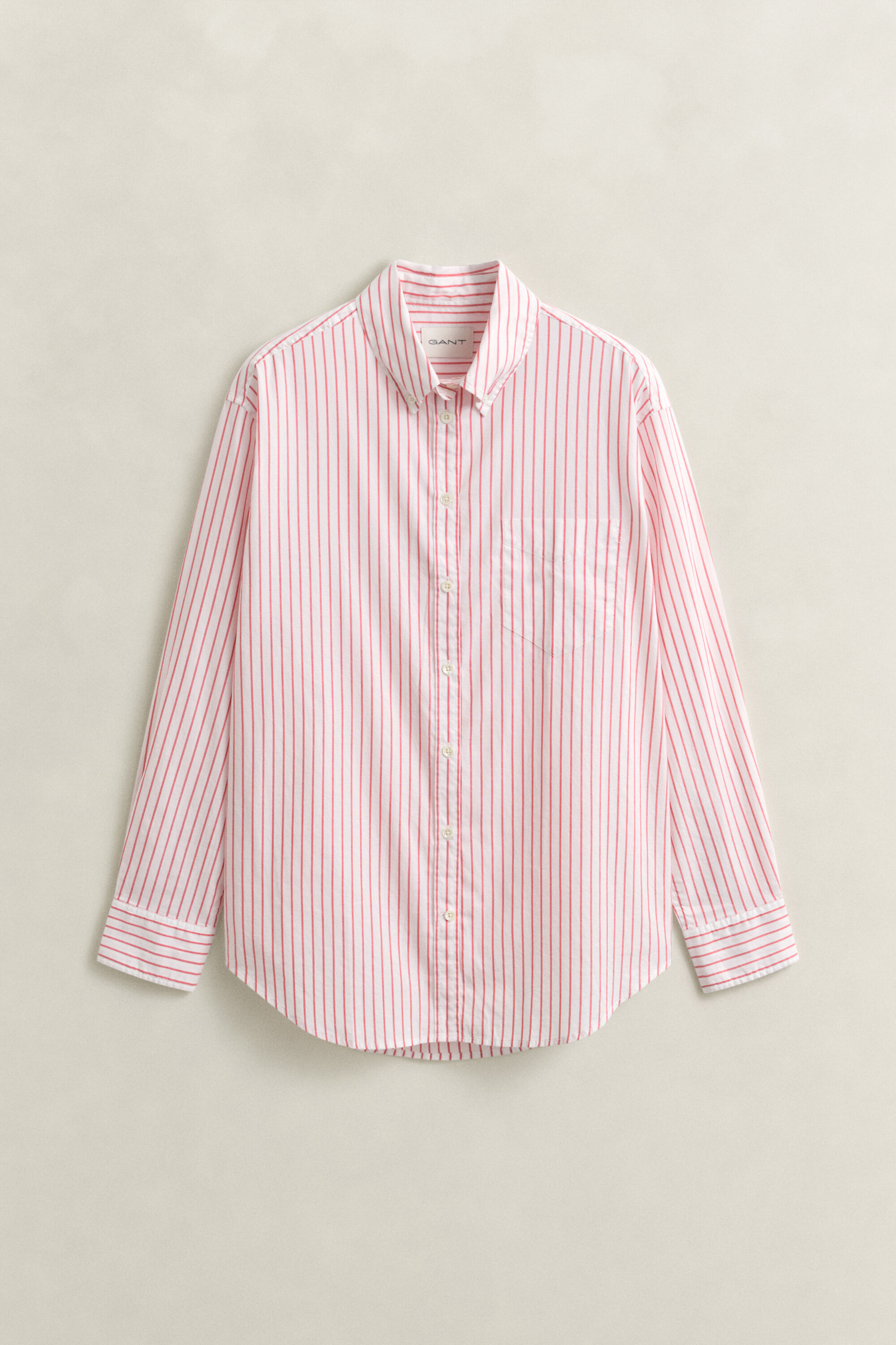 Luxury Oxford-Bluse mit Streifen