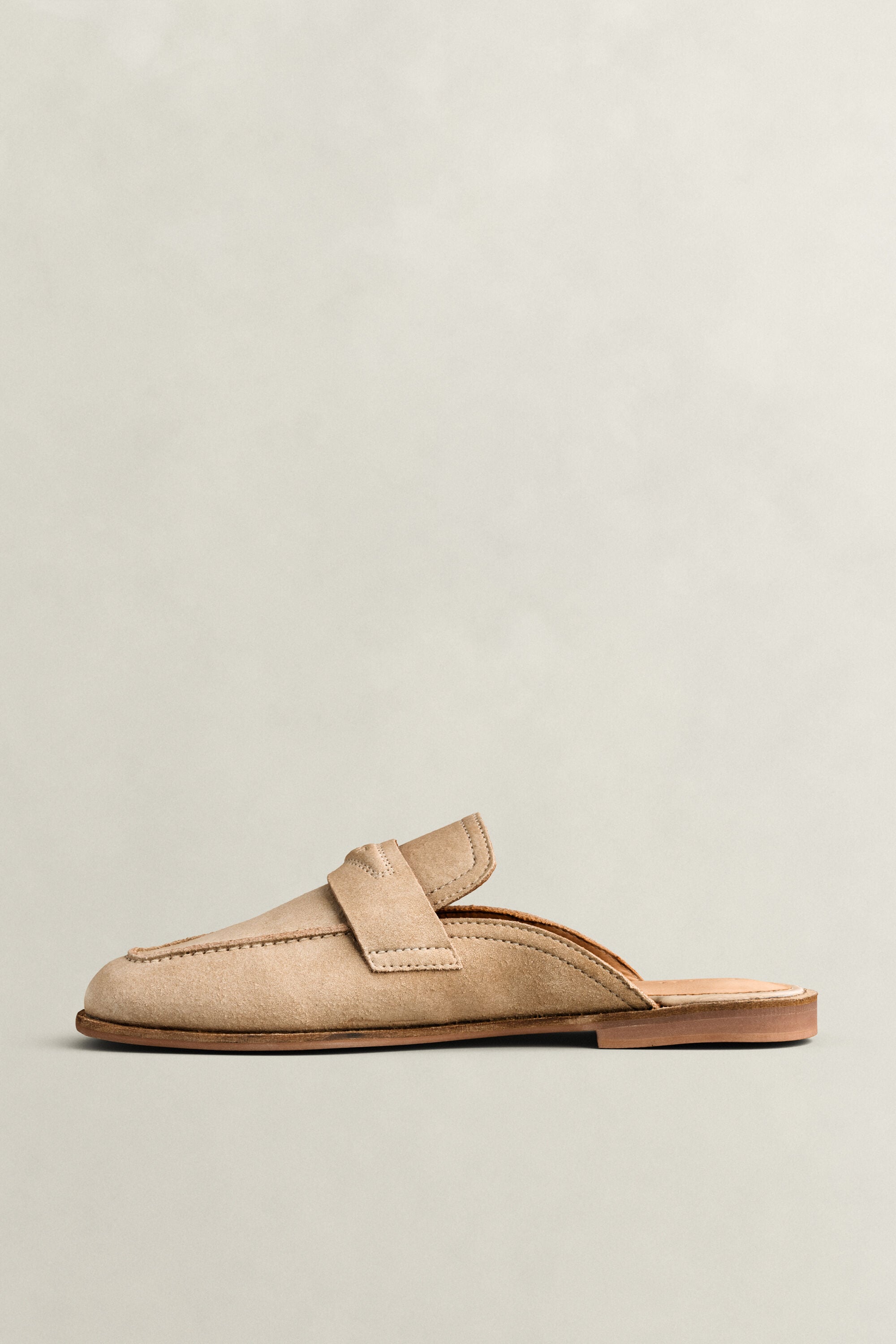 Gimble Suede Mules — SOFT OAT