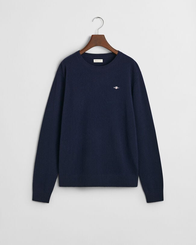 Teens Shield Lambswool Rundhalspullover