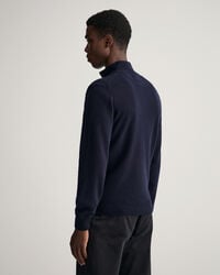 Strickjacke aus Super Fine Lambswool mit Reißverschluss