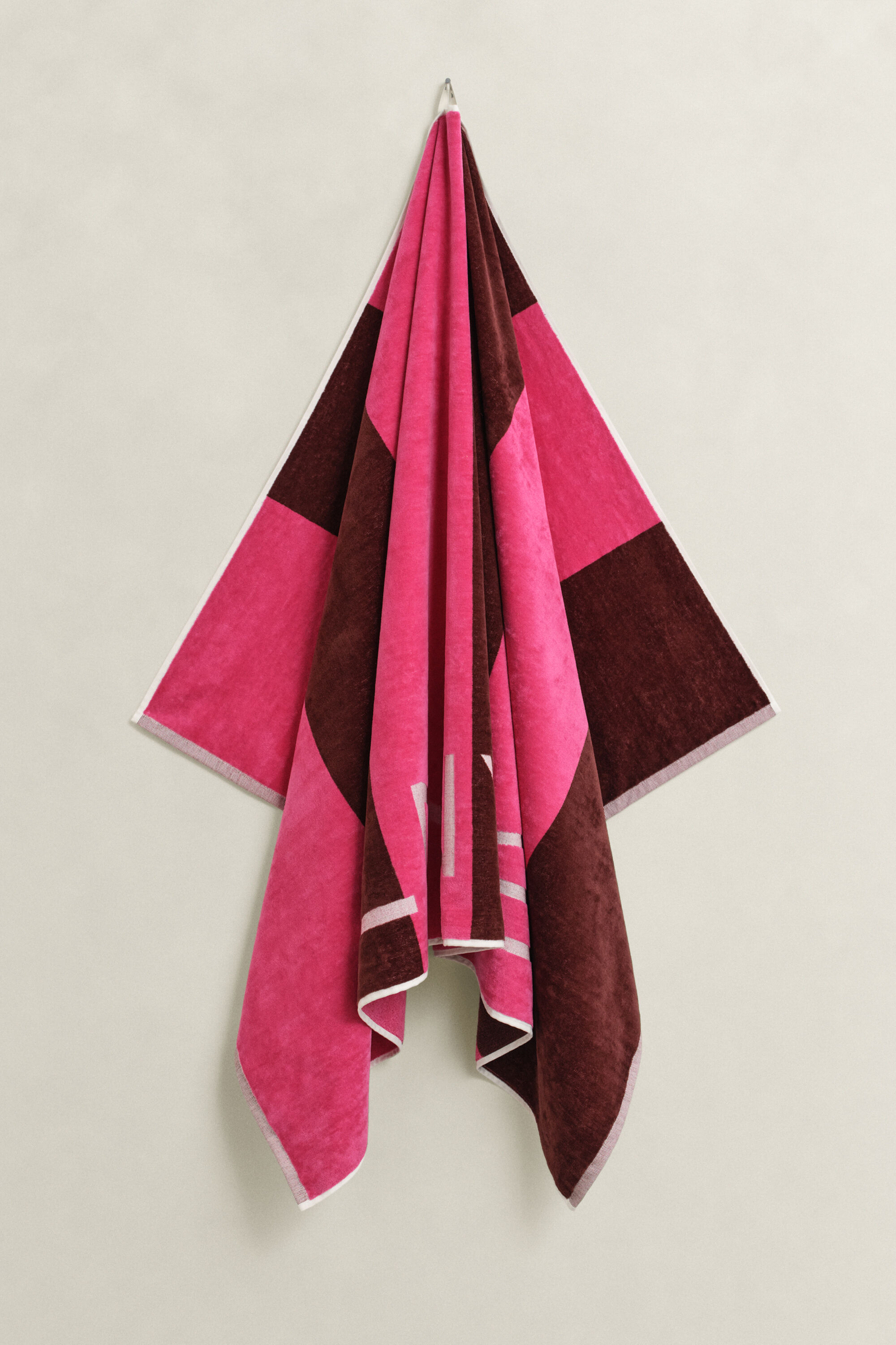 Strandtuch mit Blockstreifen