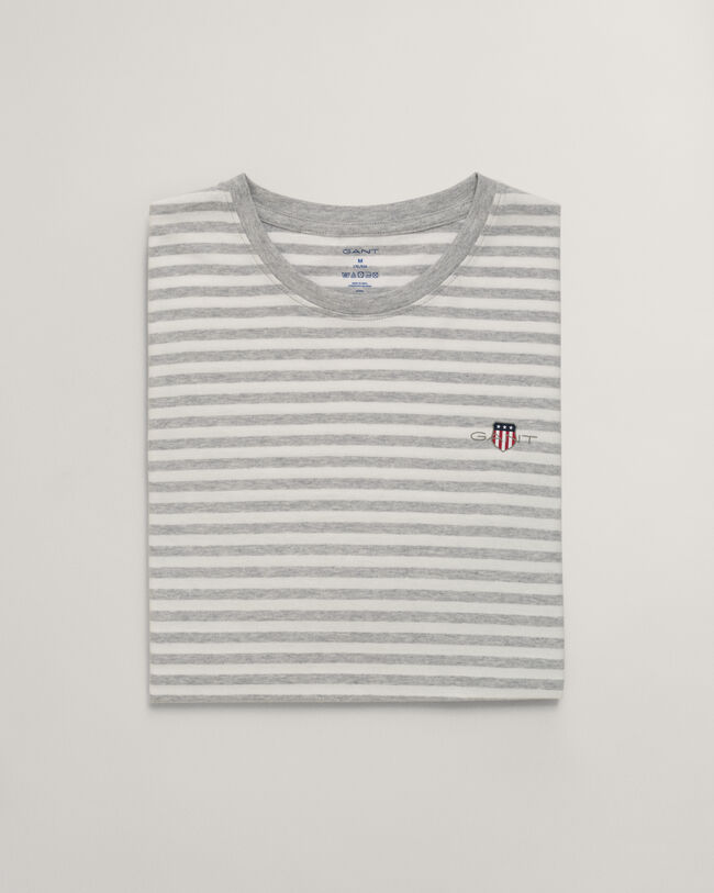 Shield Pyjama-T-Shirt mit Streifen