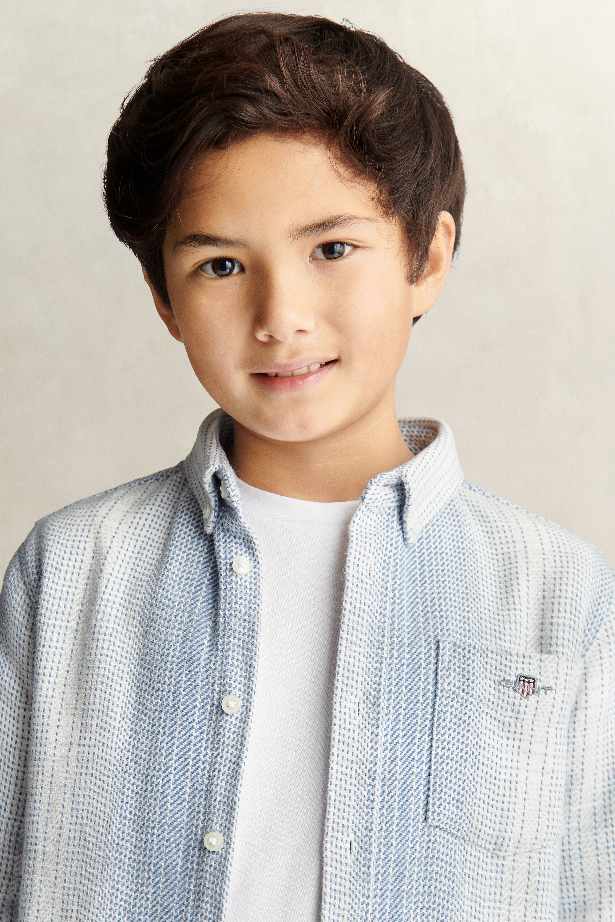 Teen Boys Hemdjacke mit Karomuster