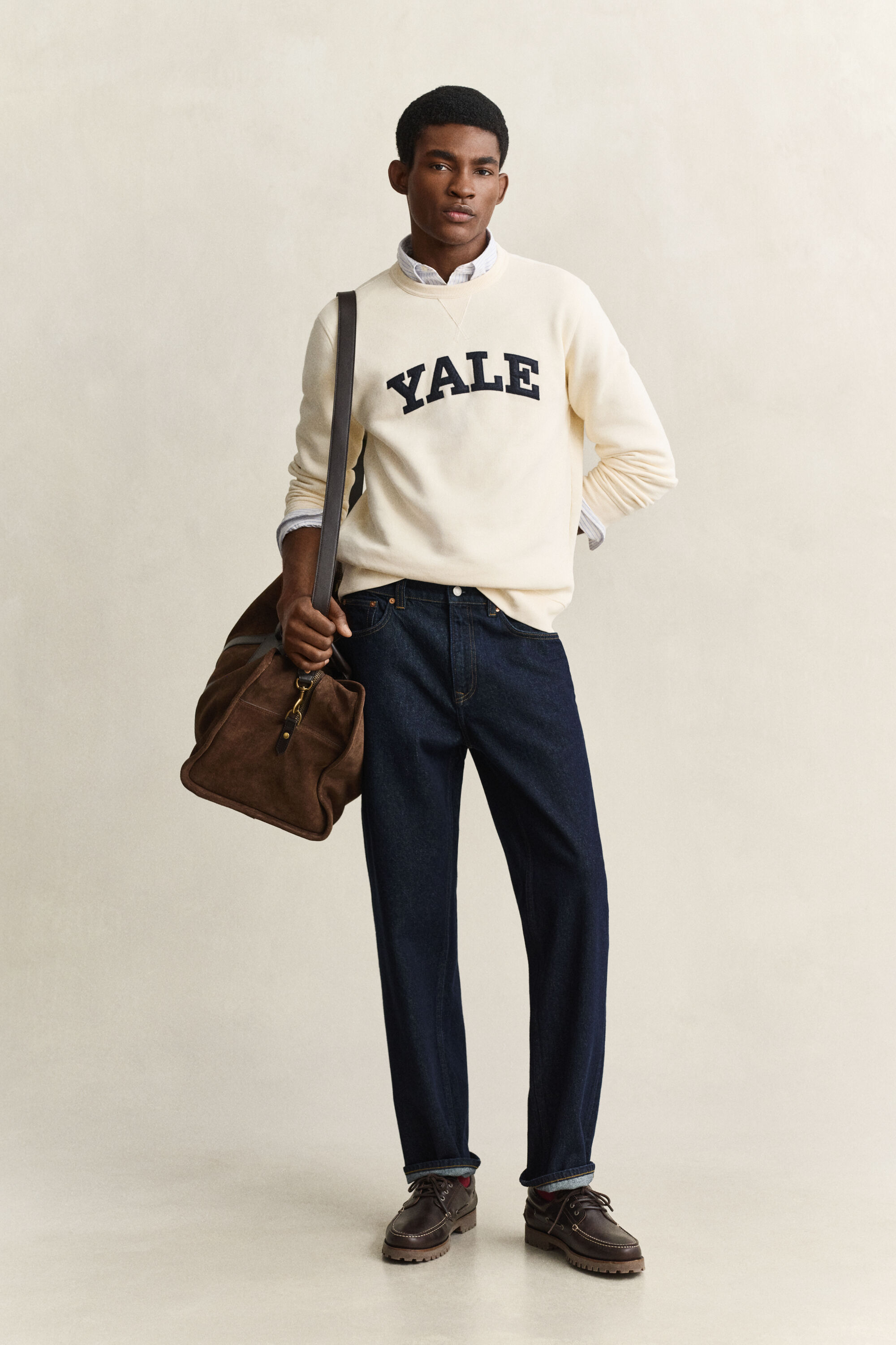 Gant x Yale Rundhals-Sweatshirt