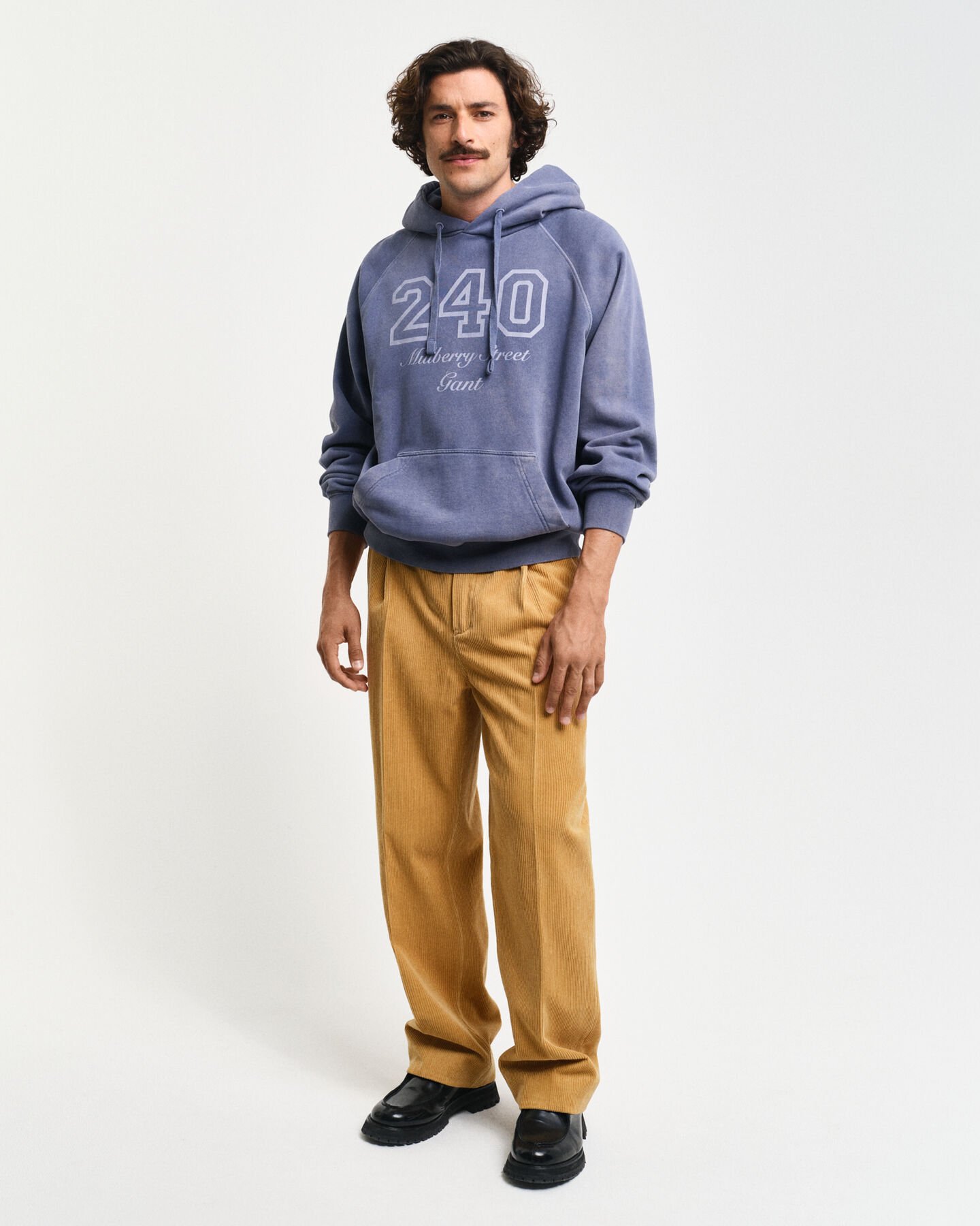 Hoodie mit Vintage-Waschung