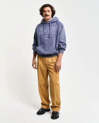 Hoodie mit Vintage-Waschung