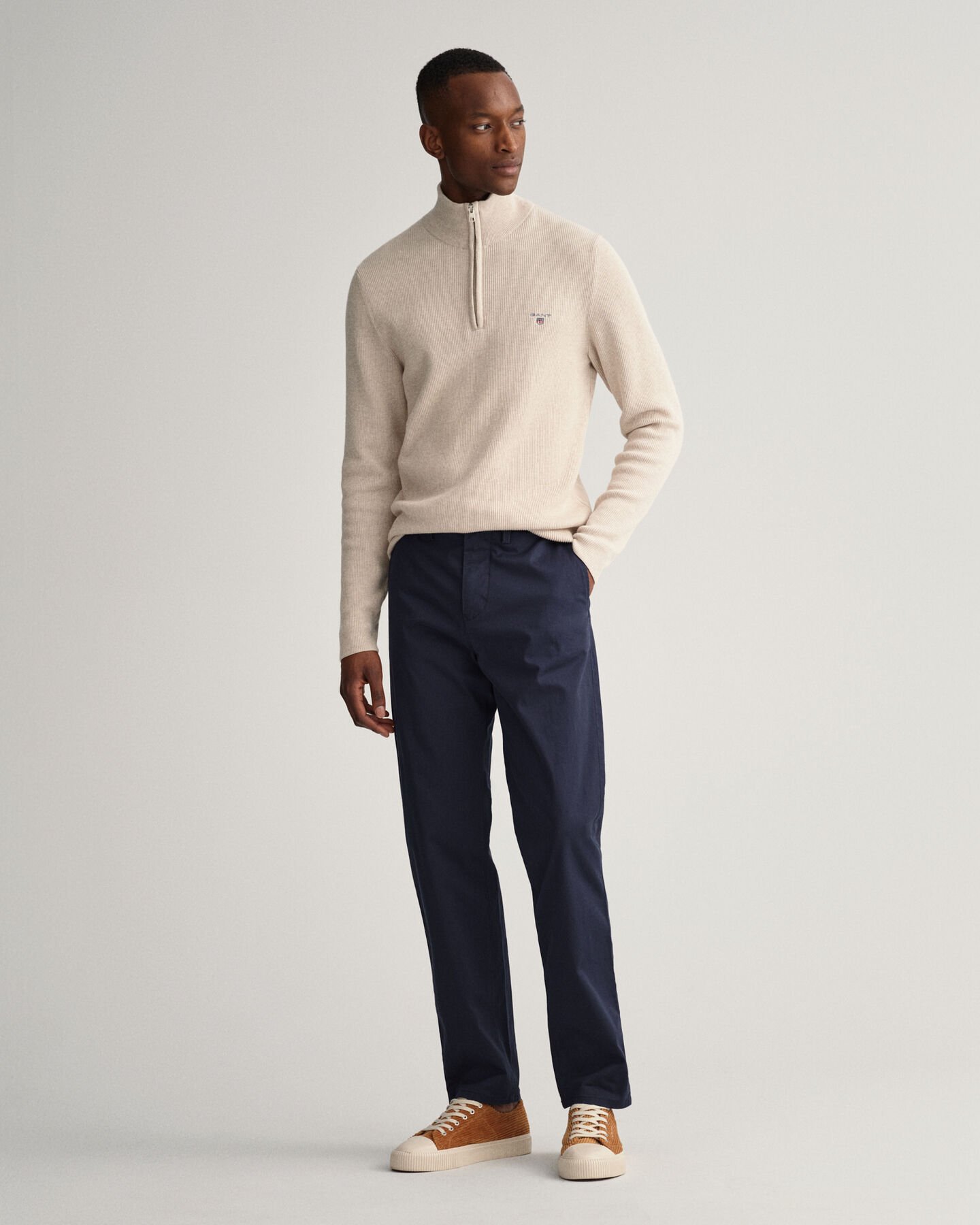Allister Regular Fit Twill Chinohose