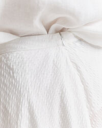 Tonal Seersucker Rock mit Streifen