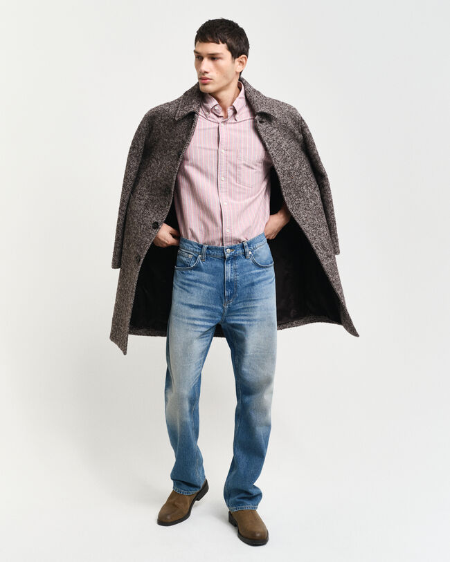 Relaxed Fit Heritage Oxford-Hemd mit Streifen