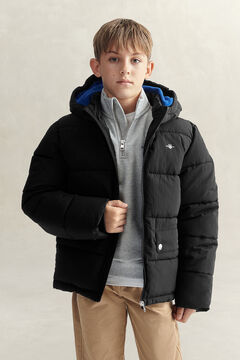 Teen Boys Baffle Jacket — BLACK 7