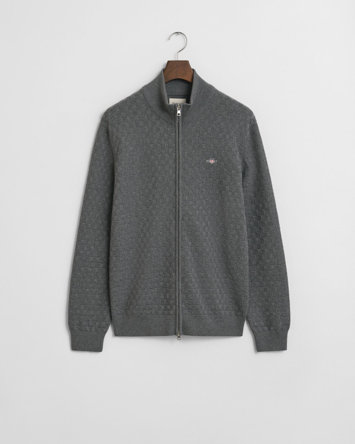 Strickjacke mit Mikrostruktur