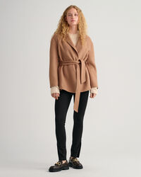 Handgenähter Blazer mit Gürtel