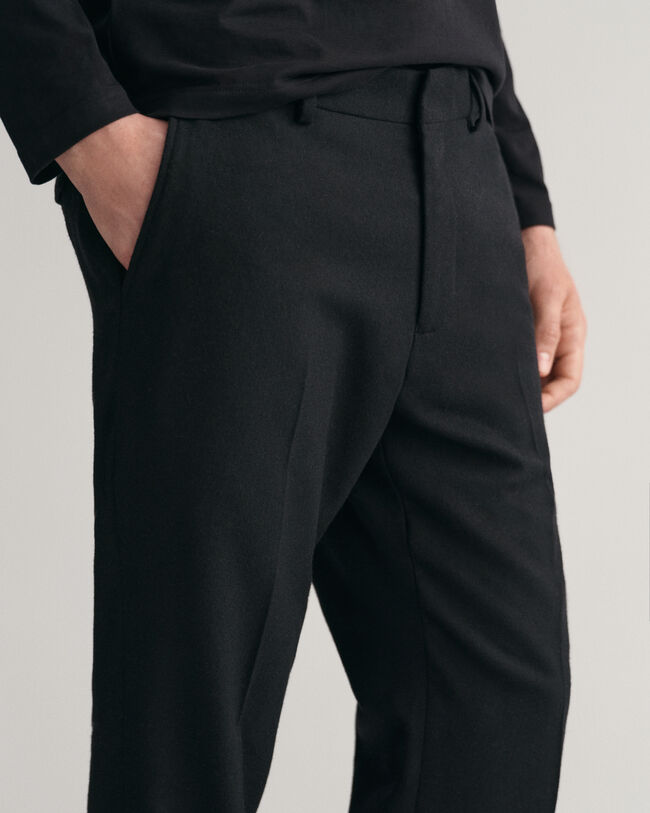 Slim Fit Flanellhose