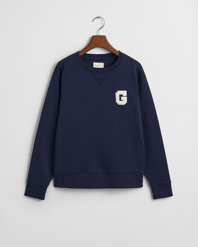 G Badge Rundhals-Sweatshirt