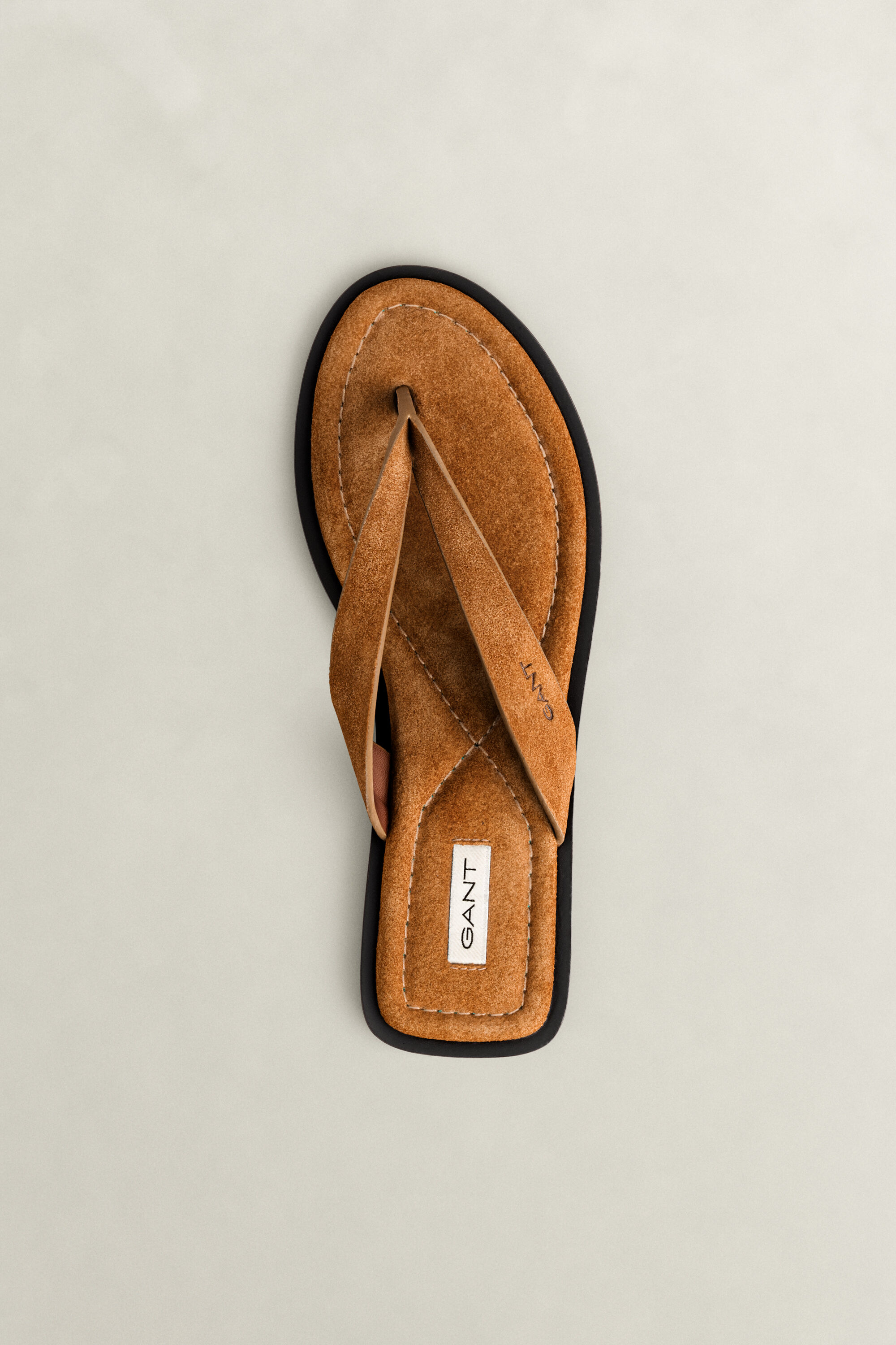 Sunlaz Suede Sandals — COGNAC BROWN