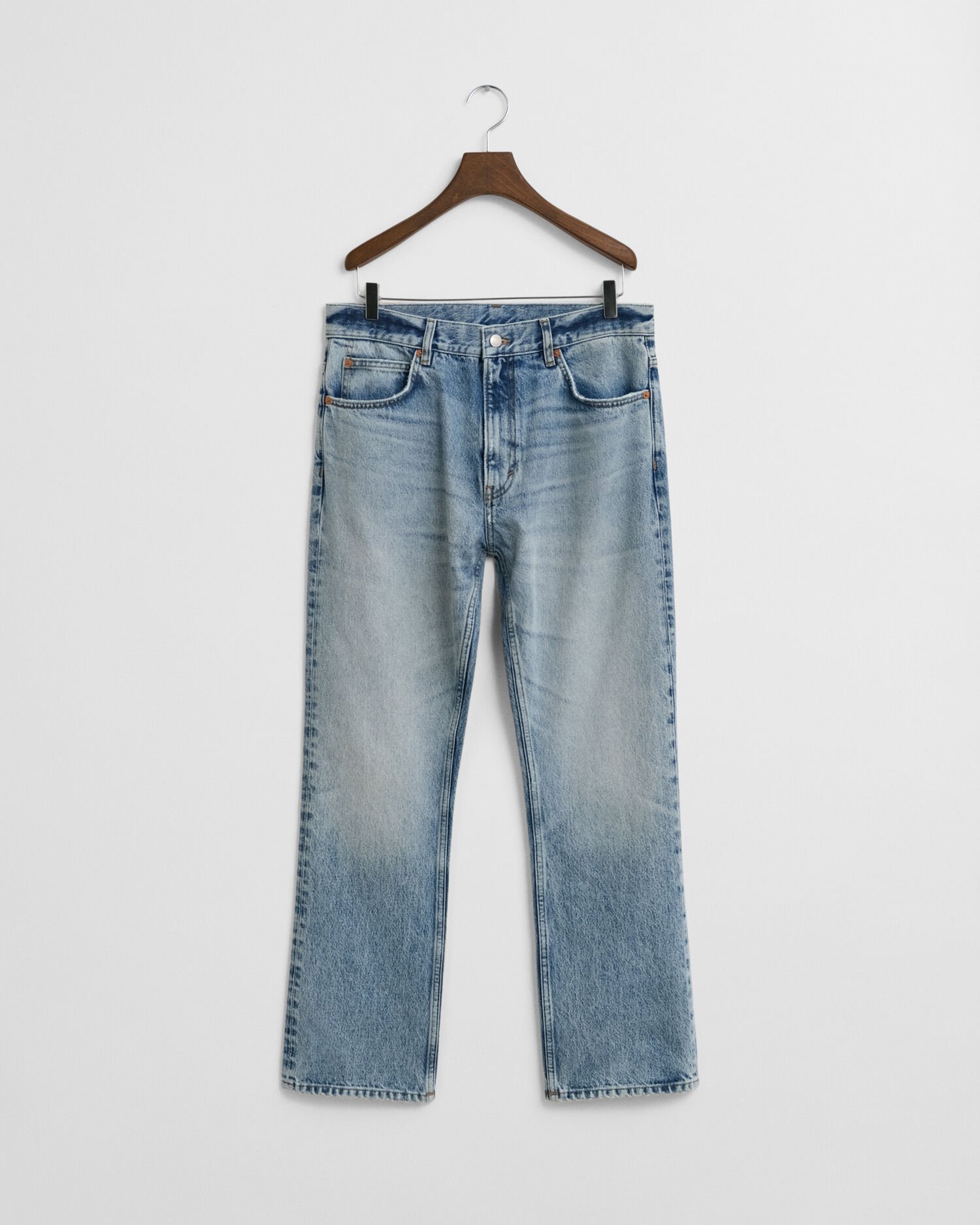 Bootcut Jeans mit Vintage-Waschung