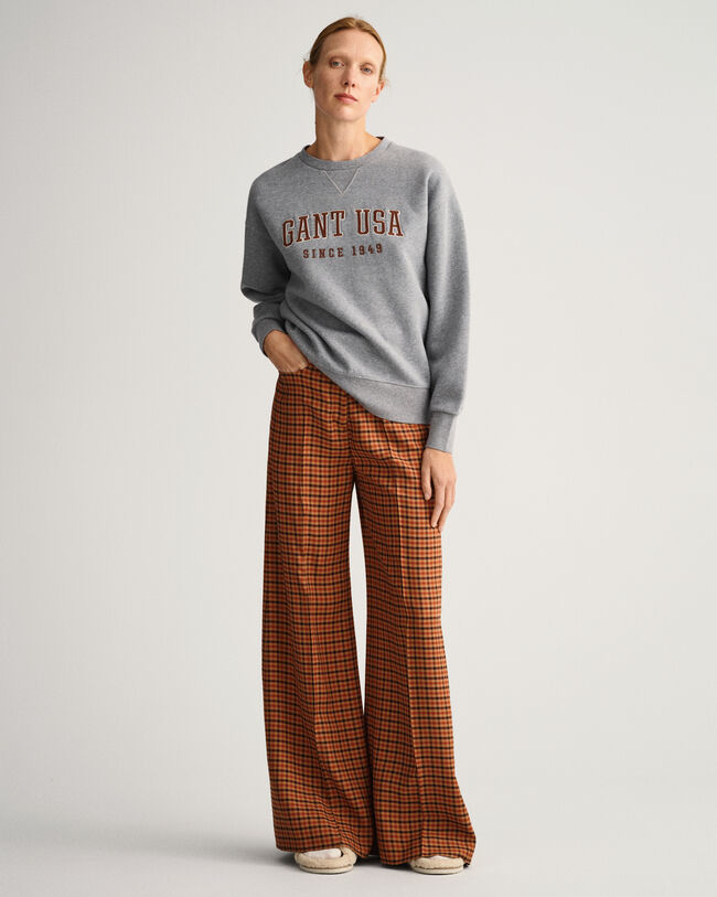 USA Graphic Rundhals-Sweatshirt