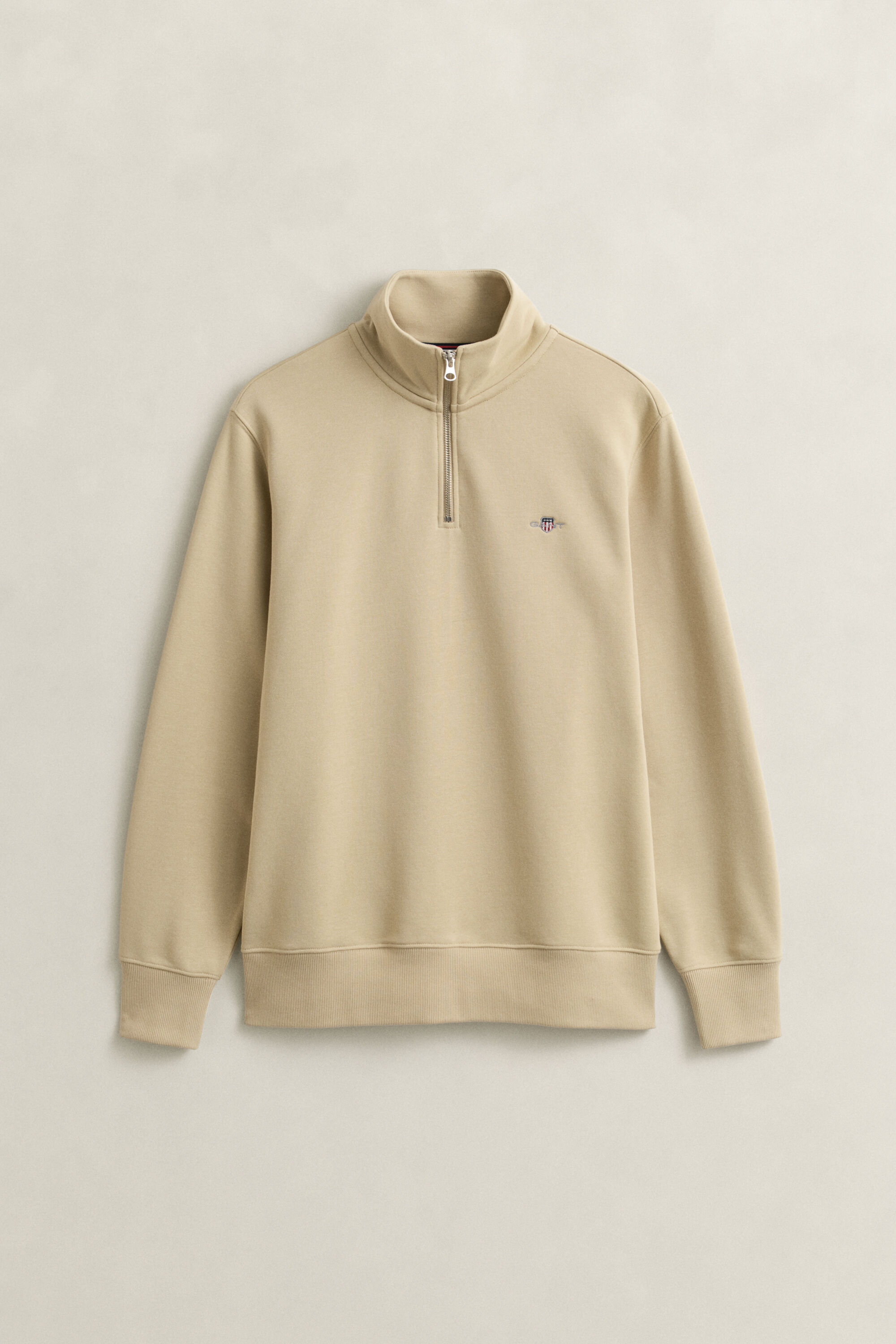 Shield Sweatshirt mit halblangem Reißverschluss
