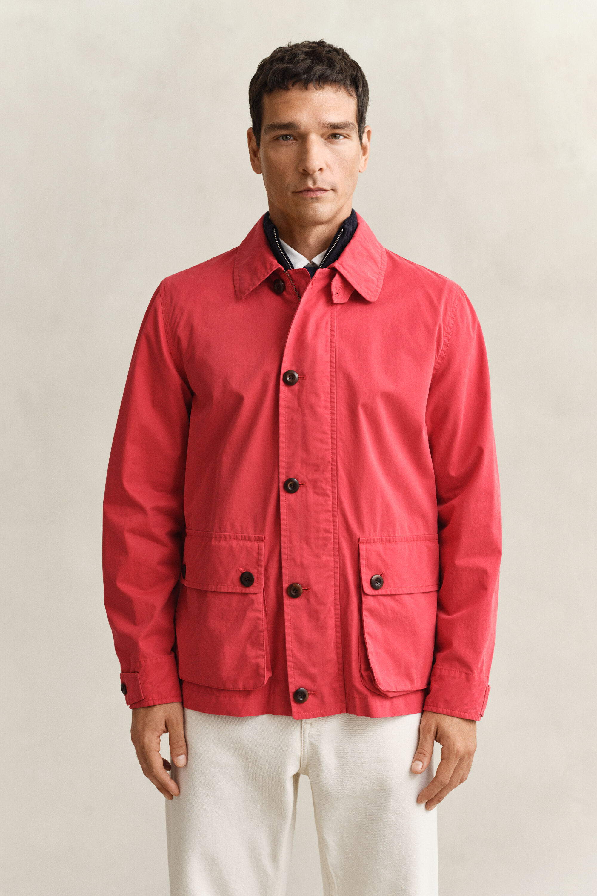 Decker-Jacke aus Baumwolle