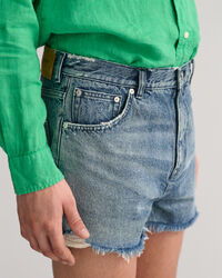 Unvers&auml;umte Jeansshorts