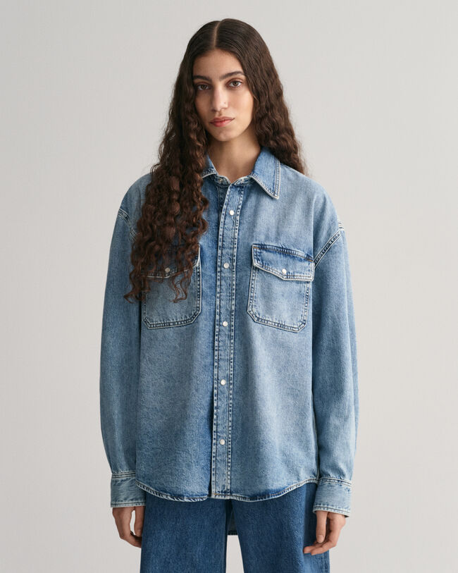 Oversized Jeanshemd