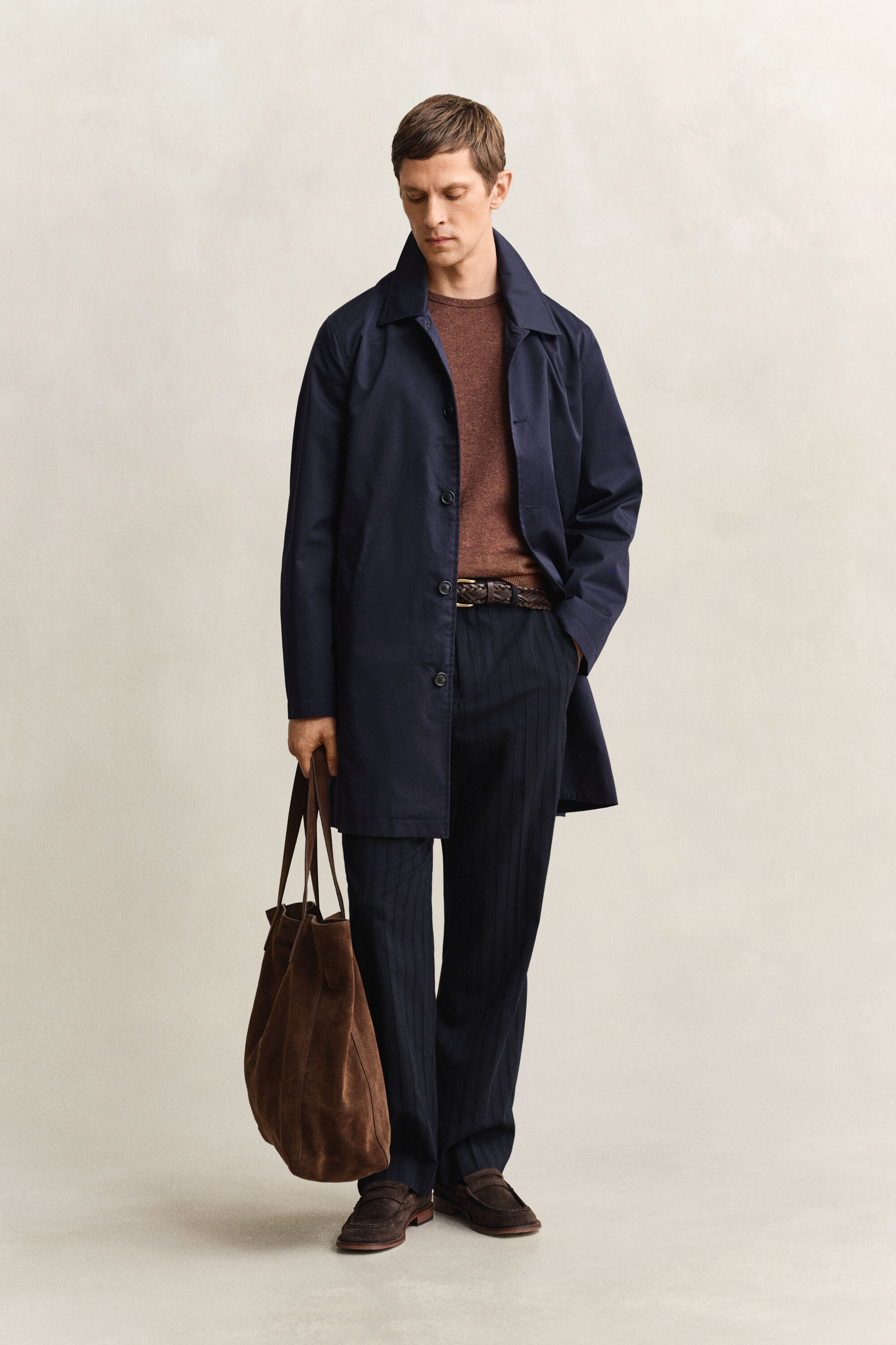 Kurzmantel aus Baumwollmischung