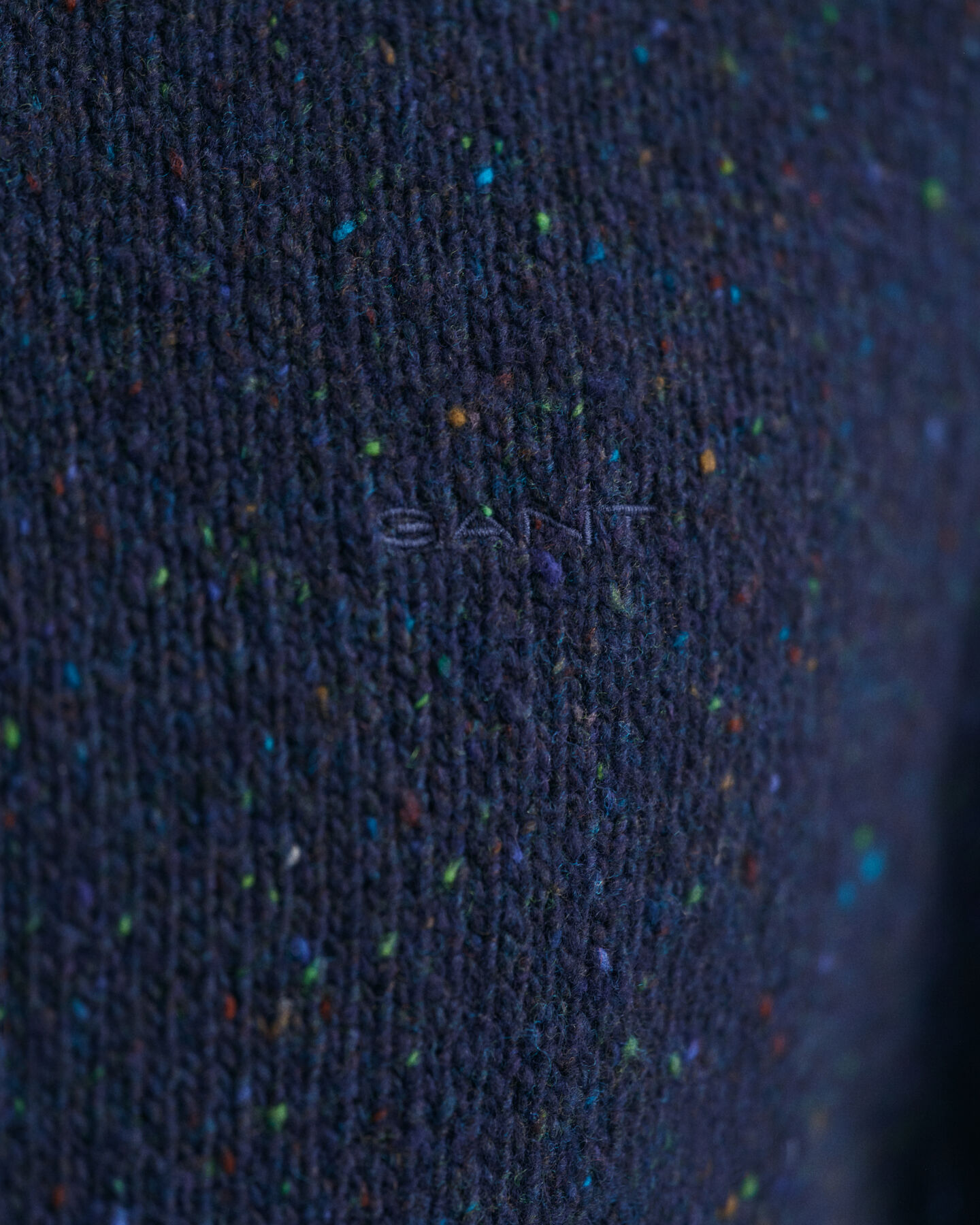 Wool Nepps Rundhalspullover