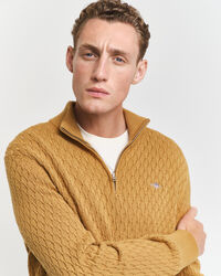 Troyer aus strukturierter Baumwolle