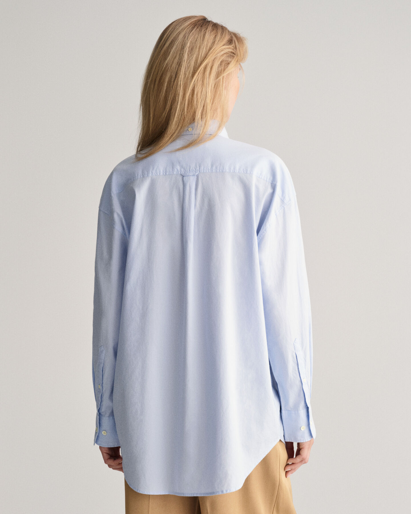 Oversized Fit Luxury Oxford-Bluse