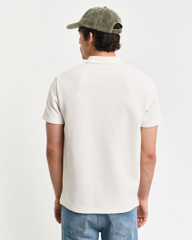Waffle Textured Poloshirt