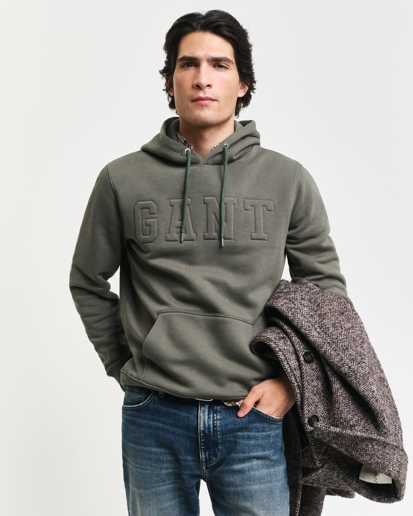 Embossed Hoodie