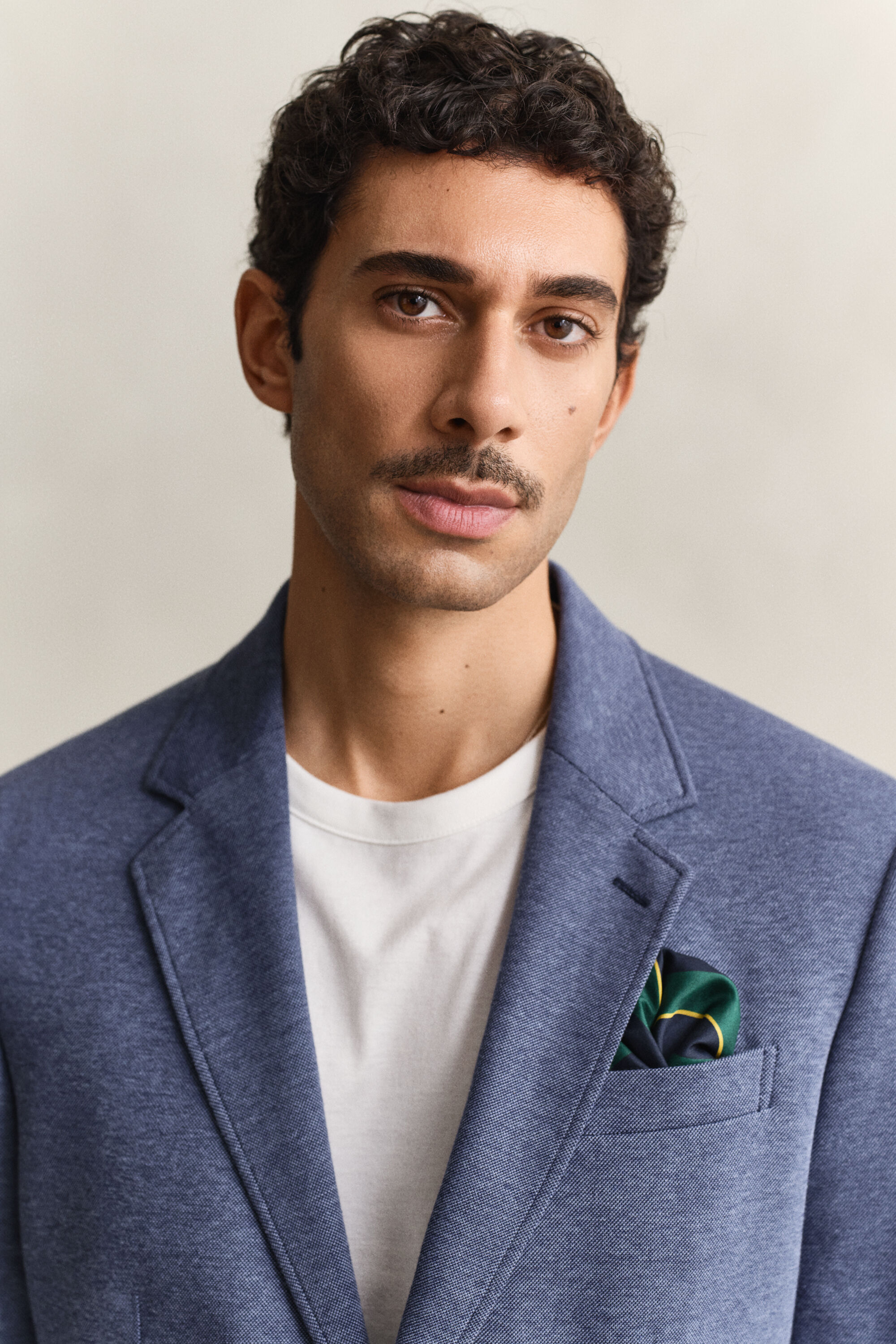 Two-Toned Sakko aus Jersey-Piqué