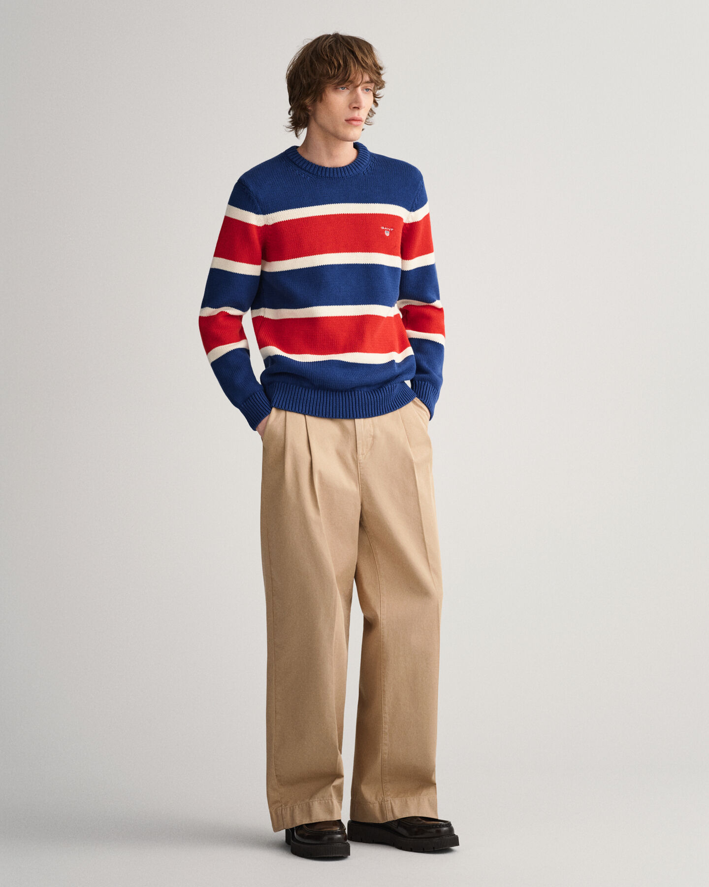 Barstripe Rundhals-Sweatshirt