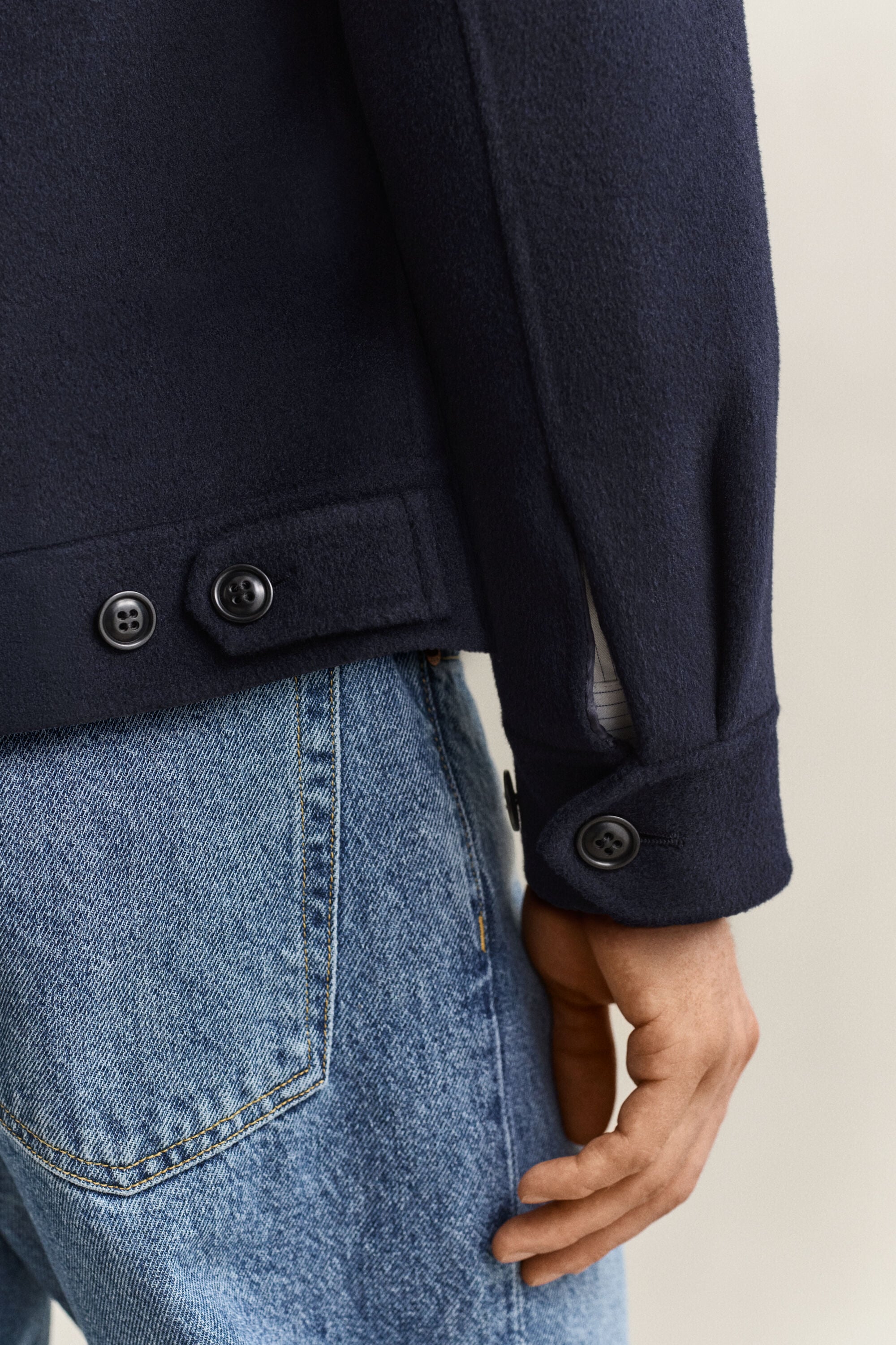 Handgenähte Jacke