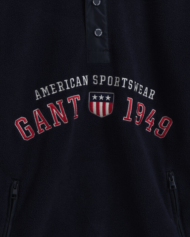 Retro Shield Polarfleece-Shirt