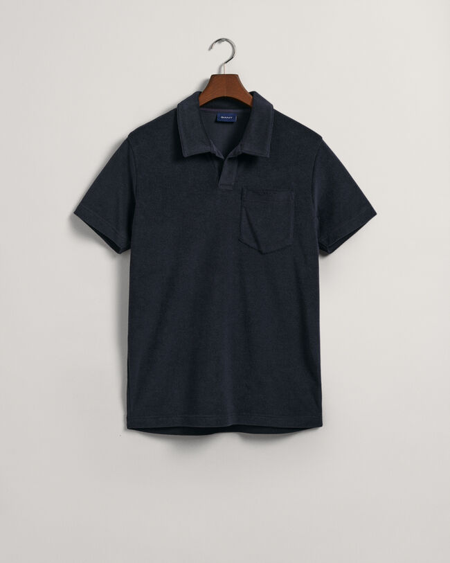 Terry Cloth Piqué Poloshirt