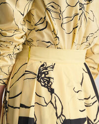 Line Drawing Faltenrock