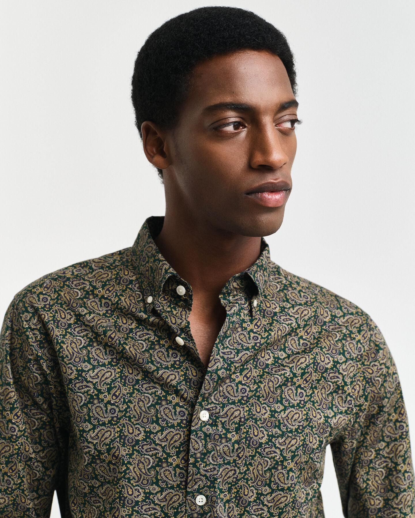 Regular Fit Hemd mit Paisley-Print