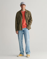 Sunfaded Rundhals-Sweatshirt