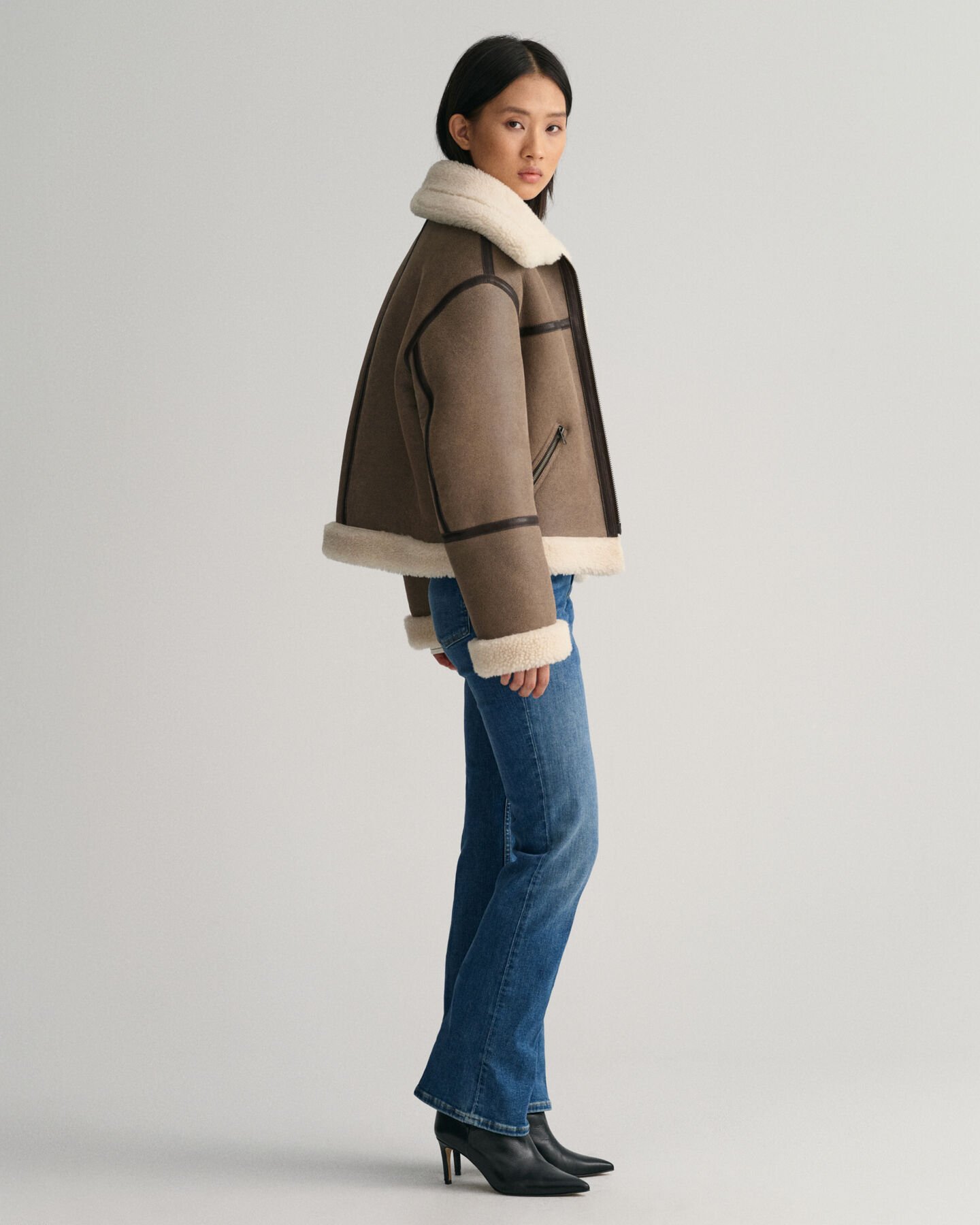 Shearling-Jacke