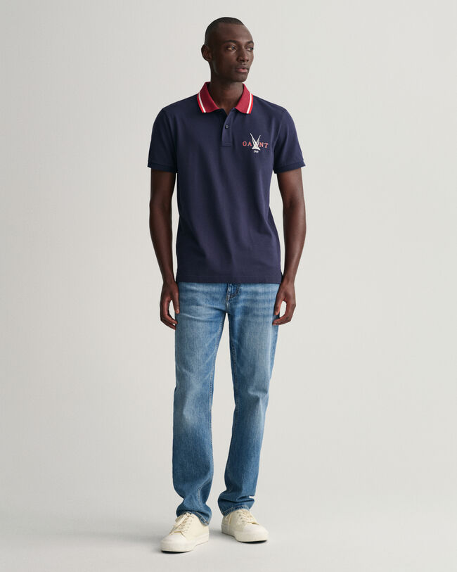 Sail Graphic Piqu&eacute; Poloshirt