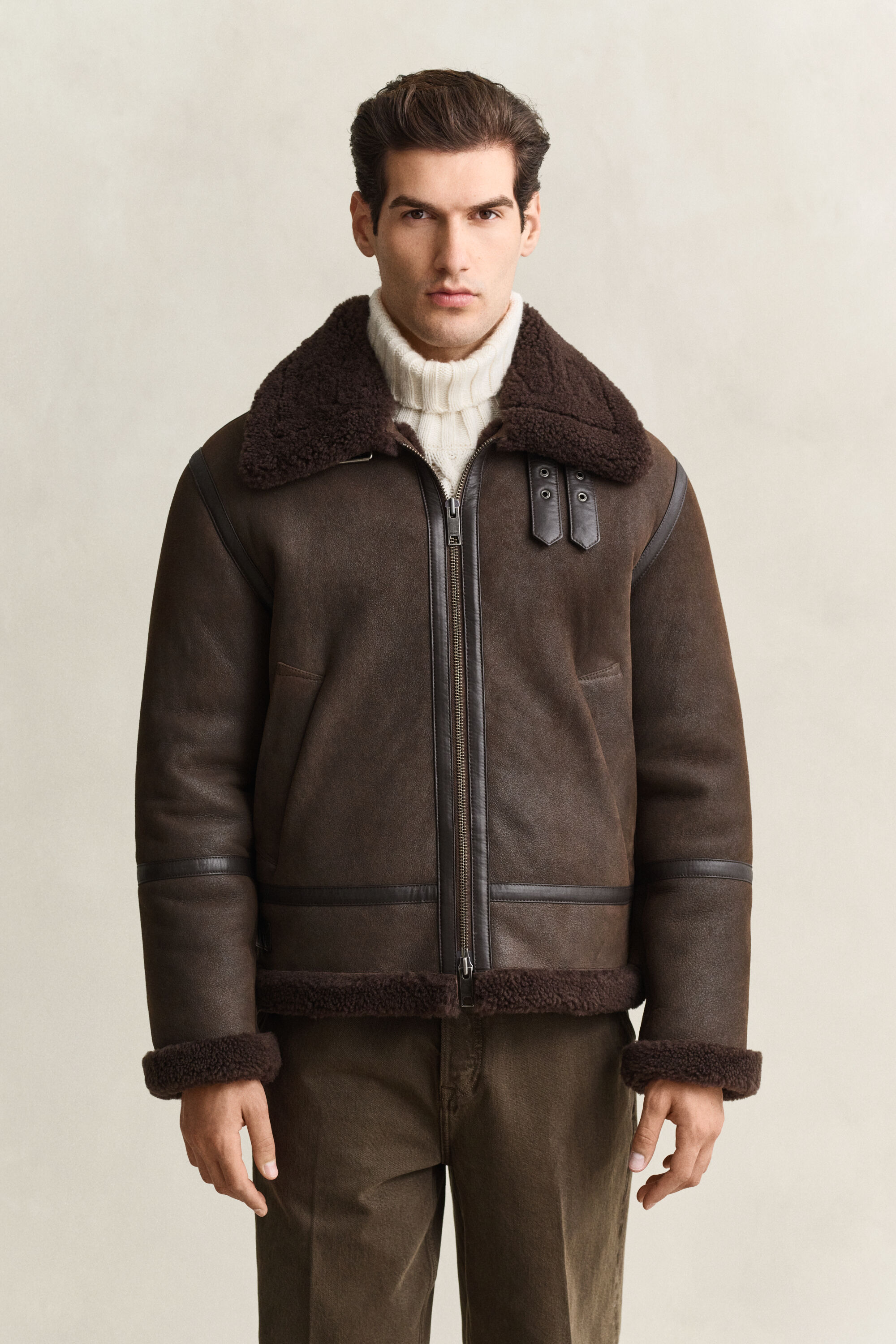 Shearling-Jacke