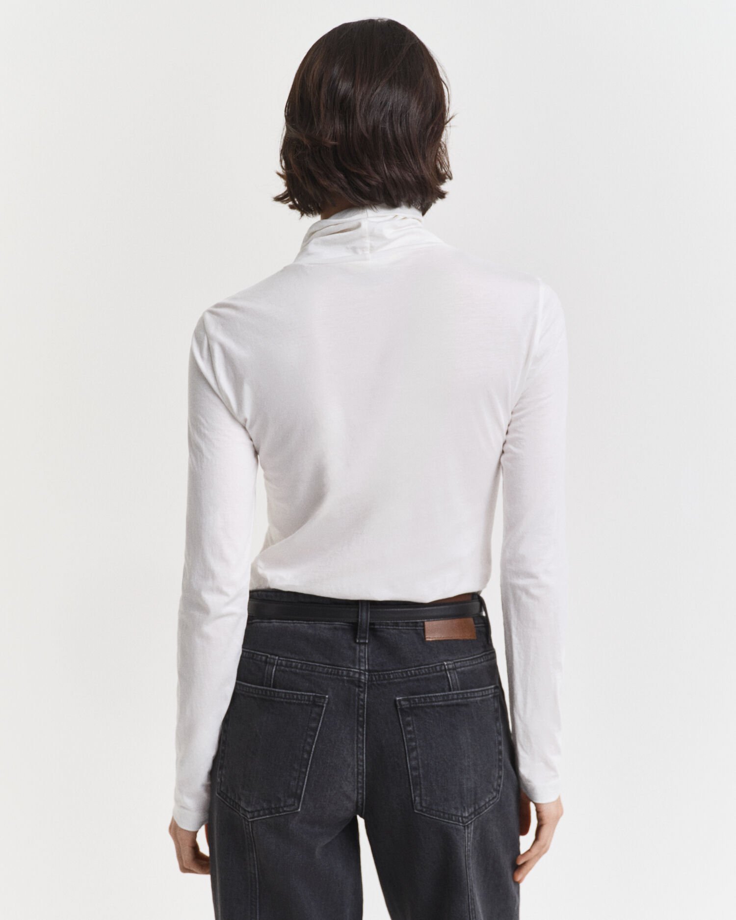 Leichter Rollkragenpullover aus Baumwolle