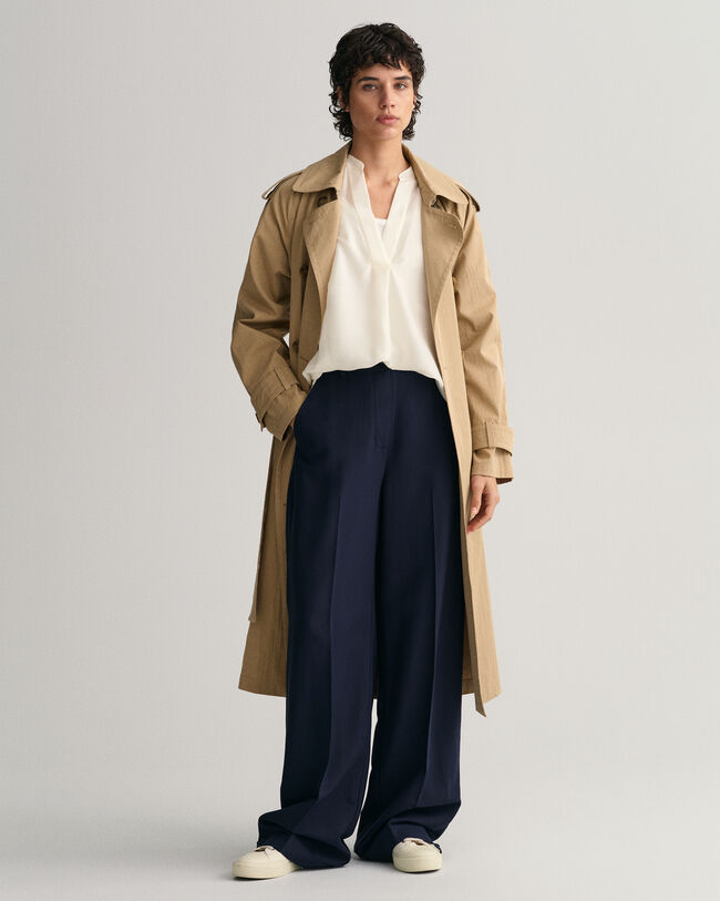 Ärmellose Stehkragenbluse