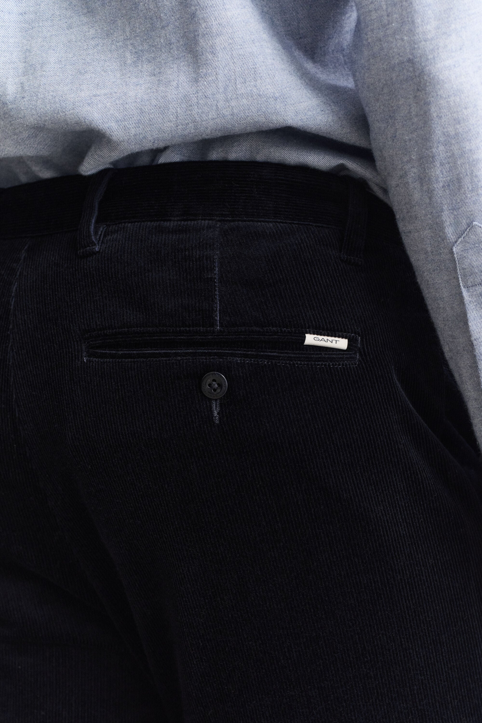 Slim Fit Cord Chinohose
